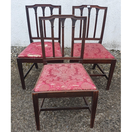 860 - Three 19th Century Chairs.