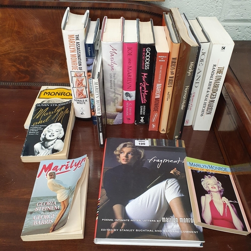 100 - A quantity of Books on Marilyn Monroe.