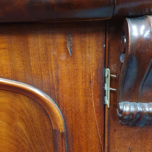 204 - Of Superb quality. A Victorian Mahogany two door Bookcase. W 120 x 47 x H 220 cm approx.