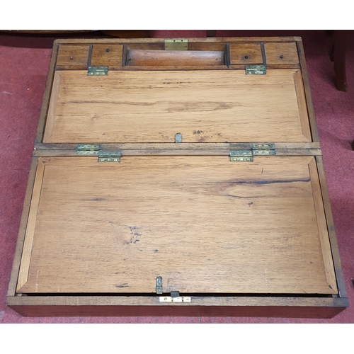 213 - An early 19th Century Mahogany miniature Blanket Chest. 67 x 33 x H 33 cm approx.