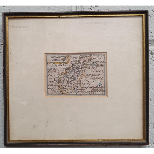 216 - A good quantity of Maps to include a 19th possibly 18th Century etching of the battle of Trafalgar.