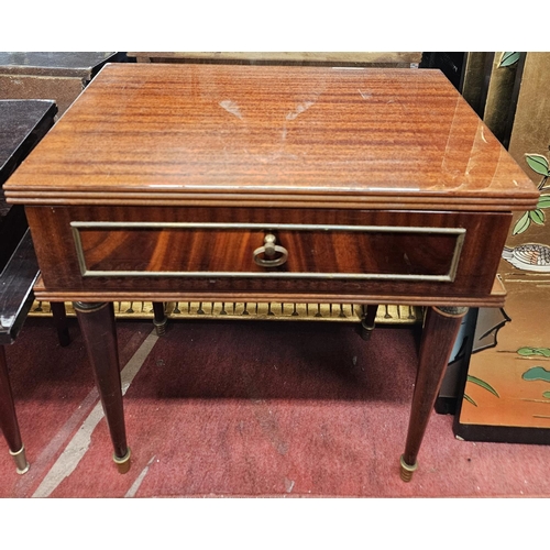 819 - A matched pair of retro Side Tables. H 55 x 52 x 33 cm approx.