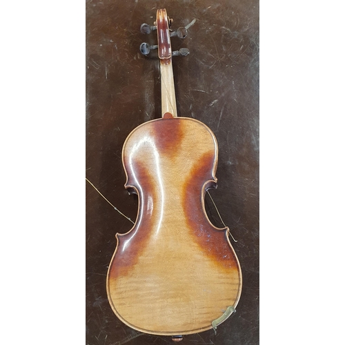 1202 - A good early 20th Century Violin in a case.
L 59 cm approx.