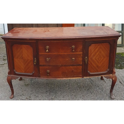 393 - An early 20th Century Sideboard, some restoration needed.