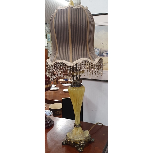 550 - A pair of 20th Century Table Lamps. H 76 cm approx.