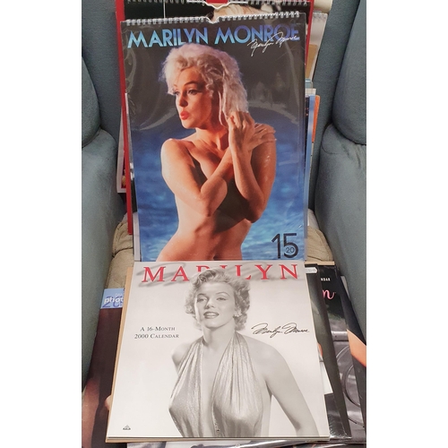 568 - A quantity of Marilyn Monroe Calendars of various dates.