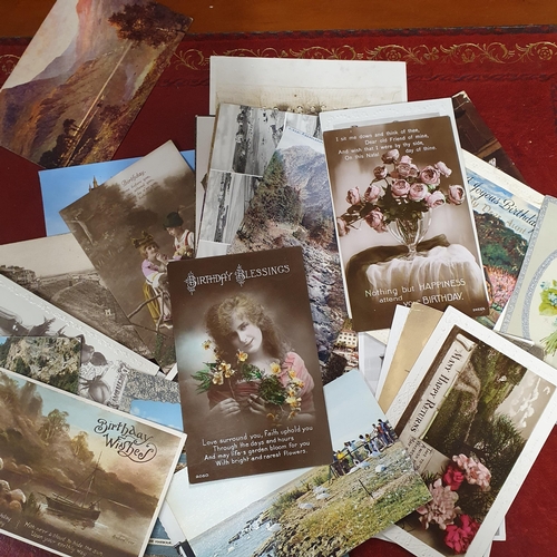 619 - A large quantity of vintage Postcards.