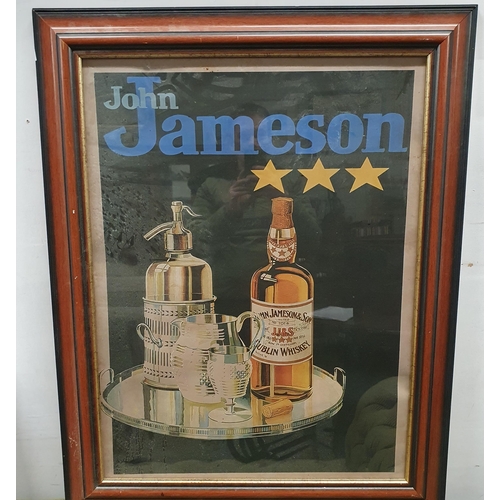 636 - A John Jameson large coloured advertising Print. 94 x 75 cm approx.