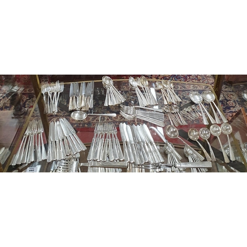 660 - A large quantity of Garrards Cutlery approx. 109 pieces.