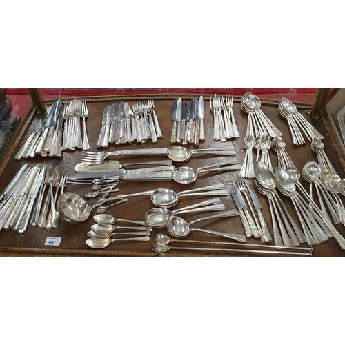 661 - A large quantity of Garrards Cutlery approx. 155 pieces.