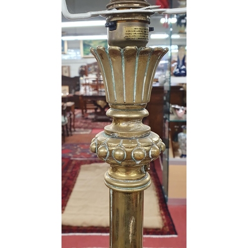 723 - A Magnificent ( and I mean magnificent) late 19th early 20th Century rise and fall Brass Standard La... 