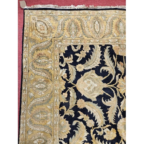 436 - A cream ground Carpet with multi borders. 292 x 188 cm approx.