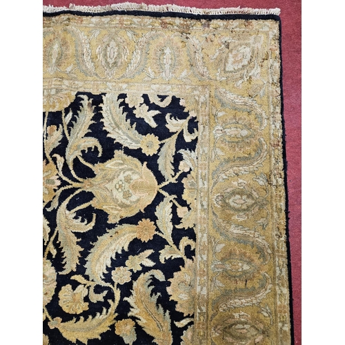 436 - A cream ground Carpet with multi borders. 292 x 188 cm approx.