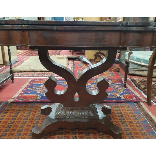 919 - A 19th Century foldover Card Table, 97 cm wide approx.