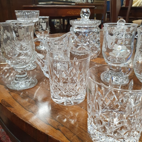 925 - A quantity of Irish and other Crystal to include Waterford.