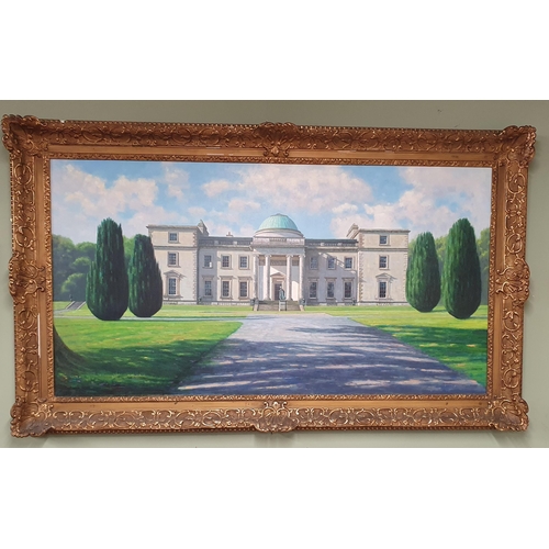 1073 - Gemma Guihan. A Fabulous Oil on Canvas of substantial size of Emo Court. Signed Gemma Guihan and dat... 