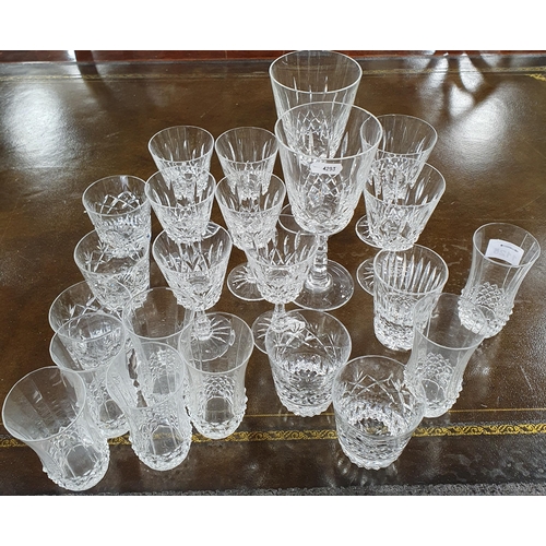 1125 - A quantity of Irish Crystal Glasses.
Tallest H 20 cm approx.