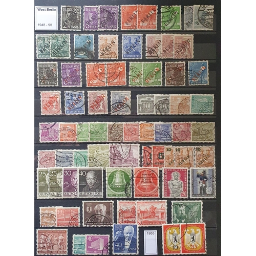 410 - A large collection of German Stamps, 1948 - 2012.