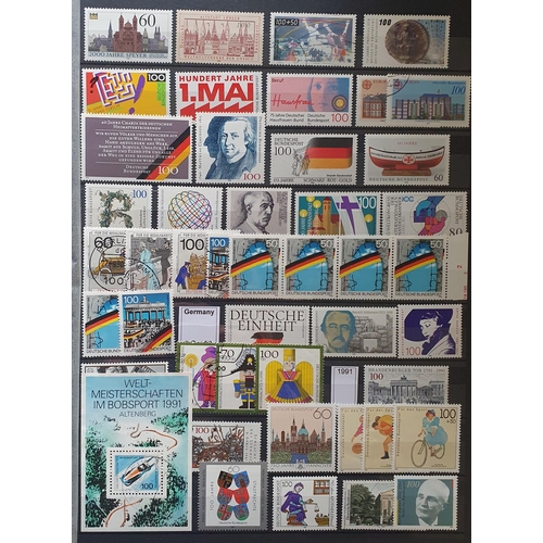 410 - A large collection of German Stamps, 1948 - 2012.