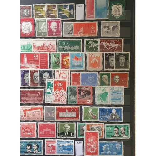 410A - A large collection of East German Stamps substantially complete.