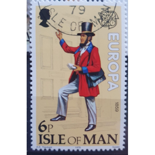 416A - A large collection of Isle of Man Stamps.