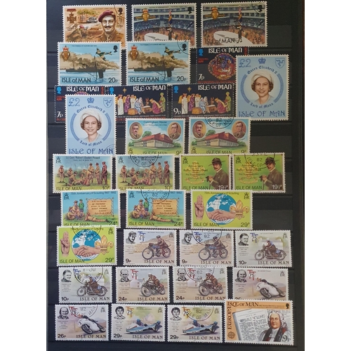 416A - A large collection of Isle of Man Stamps.