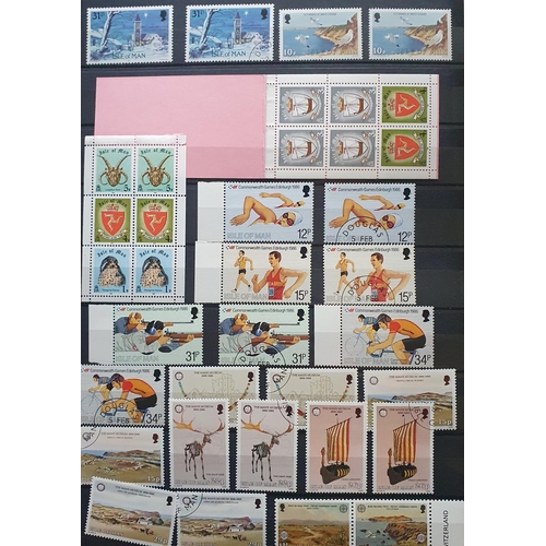 416A - A large collection of Isle of Man Stamps.