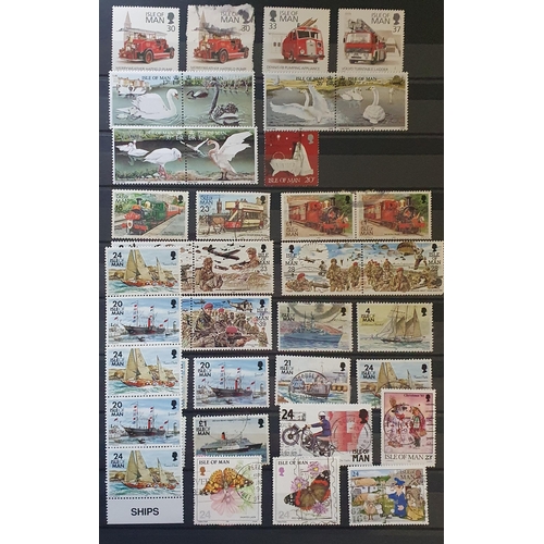 416A - A large collection of Isle of Man Stamps.