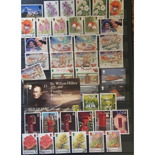 416A - A large collection of Isle of Man Stamps.