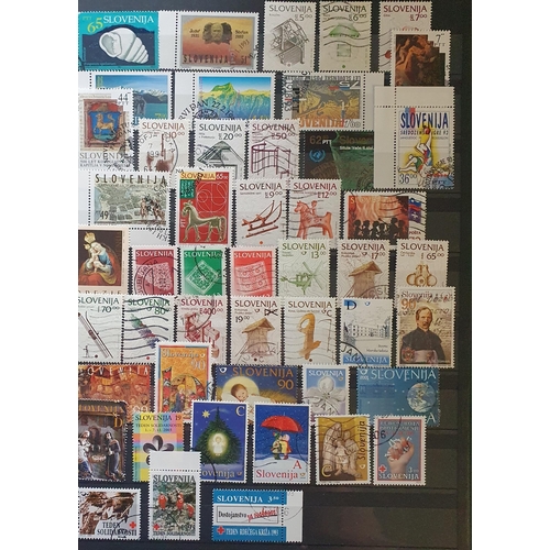 422 - A large collection of Yugoslavia and Albania Stamps.