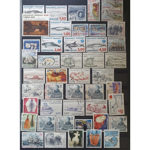 412A - A large collection of Sweden, Iceland and Greenland Stamps.