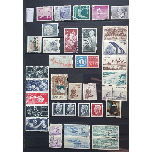 412A - A large collection of Sweden, Iceland and Greenland Stamps.