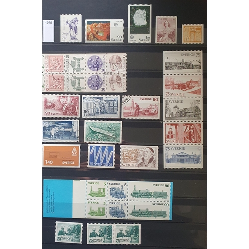 412A - A large collection of Sweden, Iceland and Greenland Stamps.