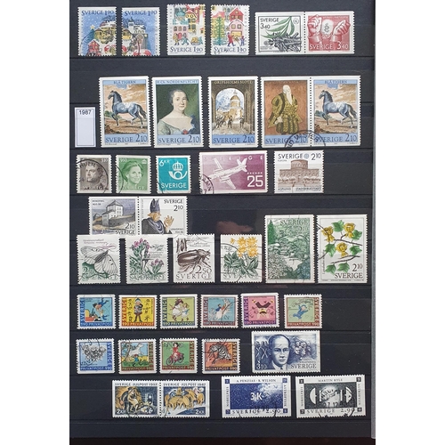 412A - A large collection of Sweden, Iceland and Greenland Stamps.