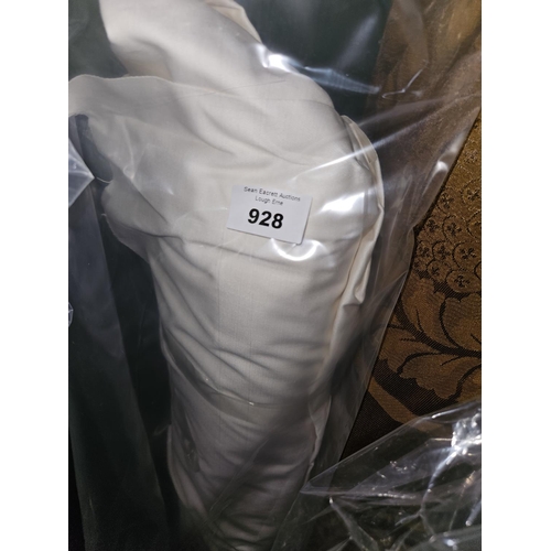 928 - A bolt of curtain lining Fabric. Please note no condition reports will be done on this lot. We recom... 