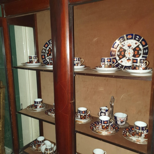 131 - A good quantity of late 19th early 20th Century Imari style Coffee wares by Ford and Pointon.