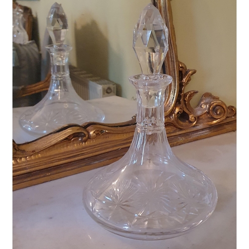 65 - A Waterford Crystal Ships Decanter.