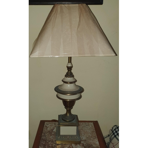 273 - A good pair of Brass Table Lamps. H 58 cm approx.