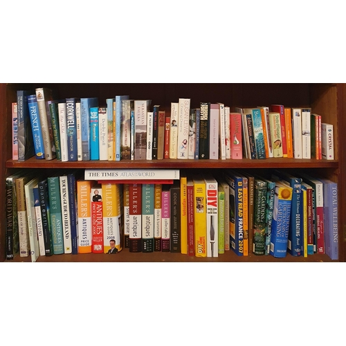 535 - A quantity of Books on two shelves.