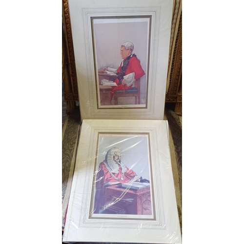 789 - Four unframed Vanity Fair Prints depicting Judges. 50 x 35 cm approx.