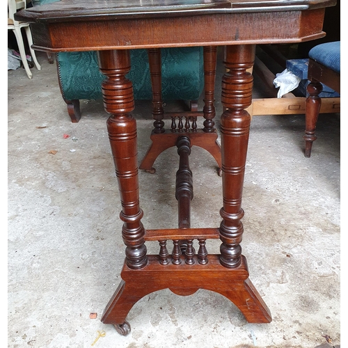 811 - A good 19th Century Mahogany Centre Table 90 x 43 x H 72 cm approx., along with a 19th Century Walnu... 