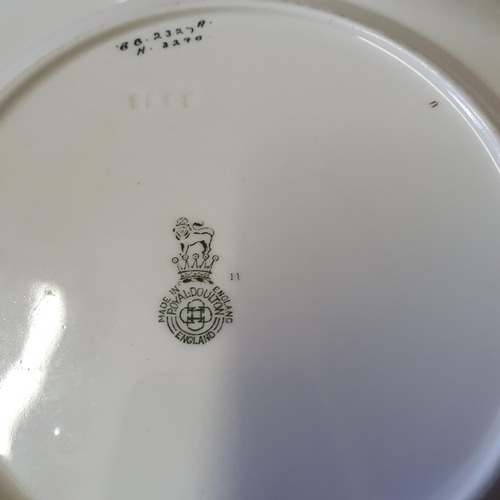 837 - A superb part set of Royal Doulton Dinnerwares.