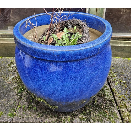 1003 - A group of three Ceramic Planters. Largest being D 40 x H 25 cm approx.