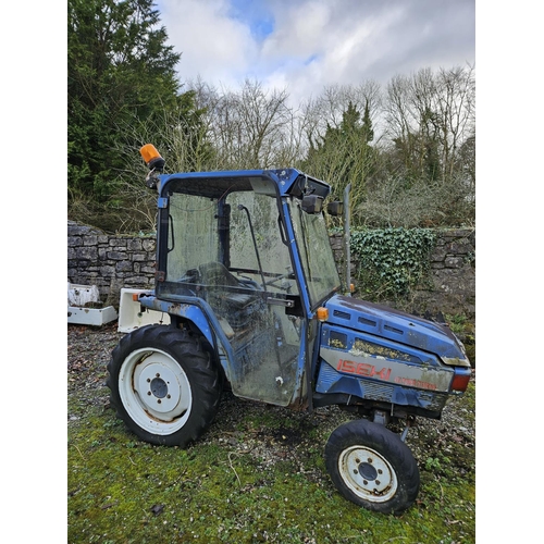 1036 - Iseki. Four by Four power steering Tractor. No key