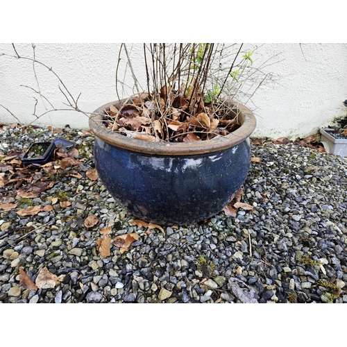 1038 - Two large Ceramic Pots. Diam. 52 cm approx.