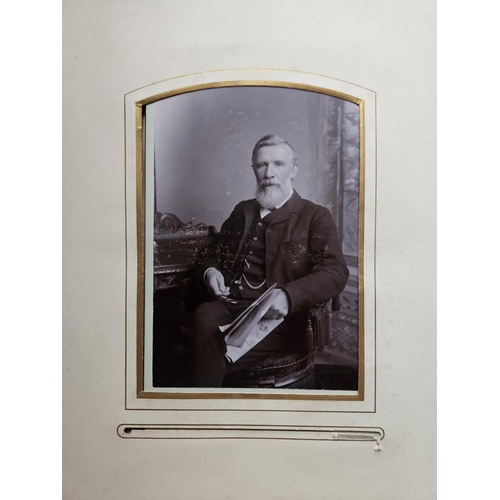 216B - Two 19th Century photo Albums along with a 19th Century Blotter.