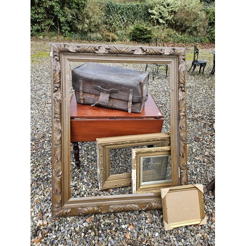 779 - A large plaster gilt Frame along with others.