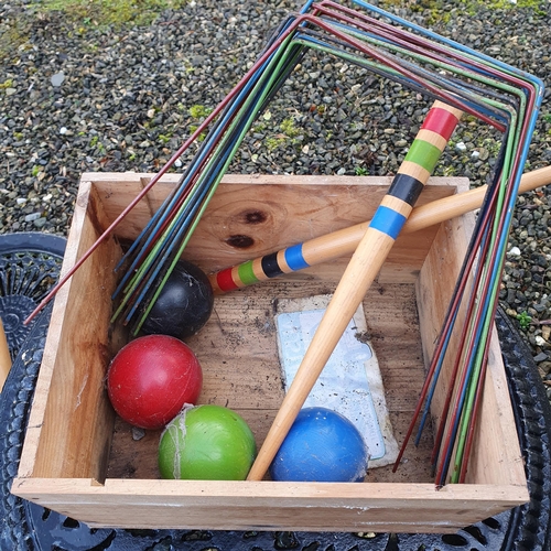 798 - A Croquet Set.