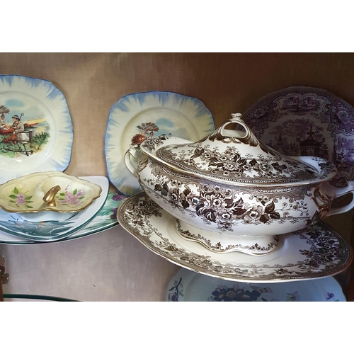 823 - A good quantity of 19th Century and later Tablewares.