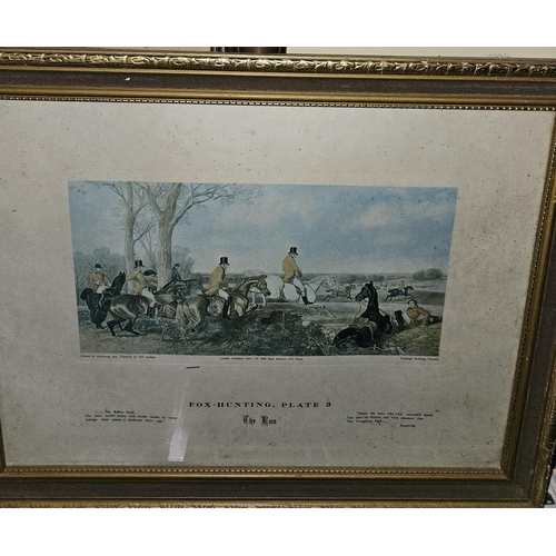 264 - 'The Old Berkshire Hunt'. A 19th Century coloured hunting Print after a painting by John Goode. 82 x... 